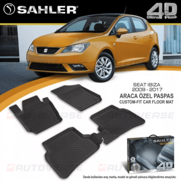 140.Tapis voiture de Seat Ibiza 2009-2017
