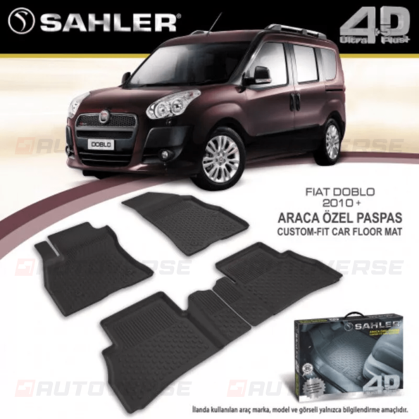 146.Tapis voiture de Fiat Doblo sur mesure