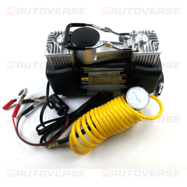 184.Compresseur d’air à double cylindre avec boite outillage complet120