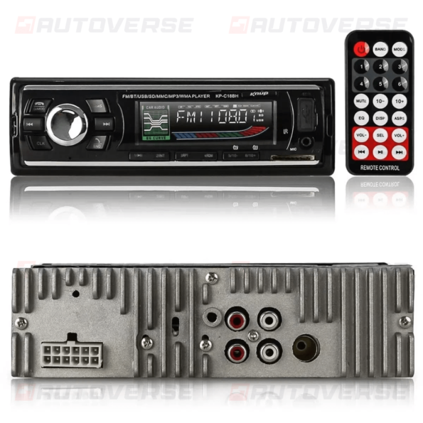 201.Autoradio USB _ SD _ MP3 Bluetooth FM avec 1 télécommande DIN 2