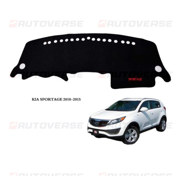 46.Tapis tableau de bord Kia sportage ancien noir