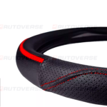 Couvre volant en cuir turbo - rouge