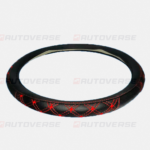 59.Couvre volant en cuir rouge royal3