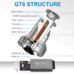 71.Ampoule led 9005 NAOEVO 90W 10000LM White _ NAOEVO GT6 Series3