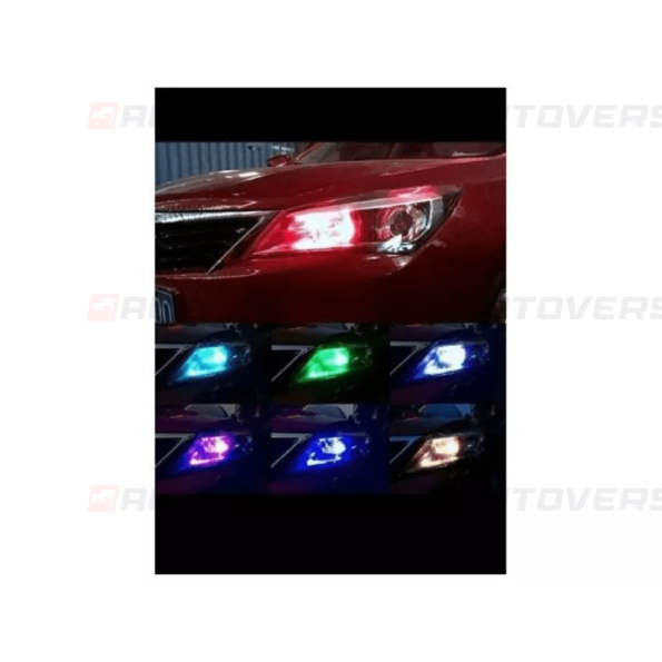 78.2 ampoules rgb multicolore led voiture maroc, led avec 16 couleurs télécommande2