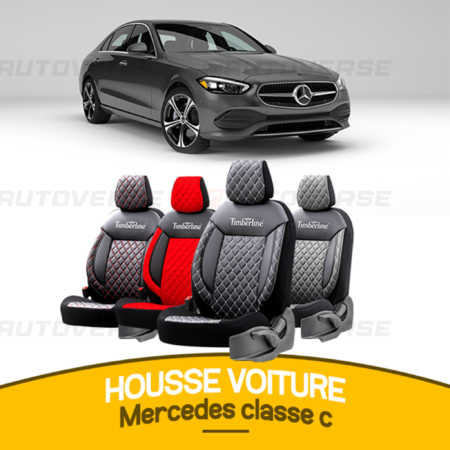 Housse Mercedes Classe C en Cuir Véritable
