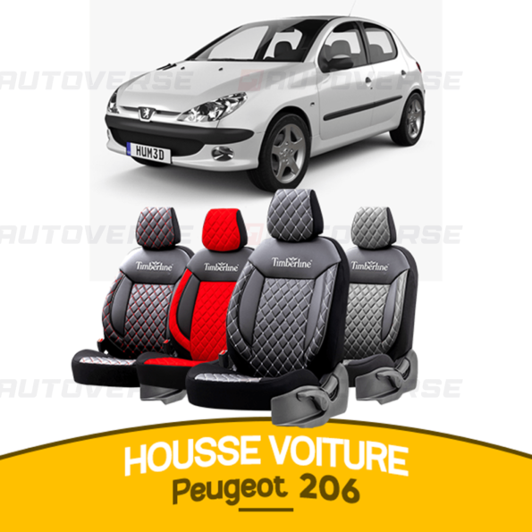 93.Housse Peugeot 206