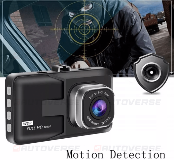 222.Enregistreur vidéo Full HD 1080P DashCam caméra DVR de voiture.