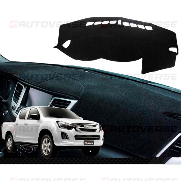 43.Tapis tableau de bord Isuzu DMax 2015 noir
