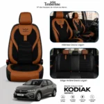Housse de siège Dacia Logan 2013-2026 — Timberline Kodiak Marron