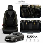Housse de siège Dacia Logan 2013-2026 — Timberline Kodiak Jaune