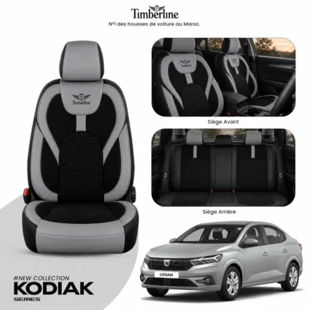 Housse de siège Dacia Logan 2013-2026 — Timberline Kodiak