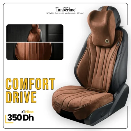 Housse de siège voiture universelle — Timberline Comfort Drive Marron