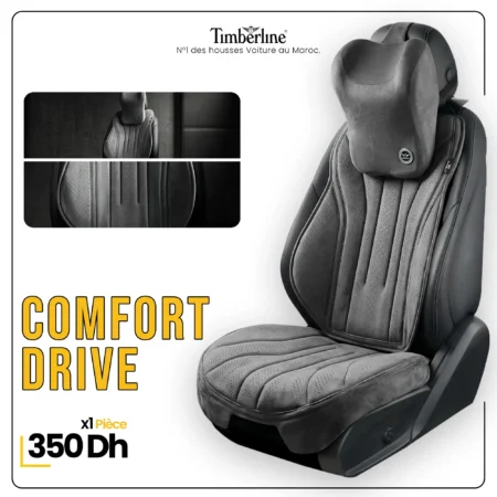 Housse de siège voiture universelle — Timberline Comfort Drive Gris